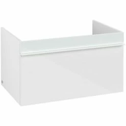 Villeroy & Boch Venticello Waschtischunterschrank Mit 1 Auszug 75,3 Cm Glass Glossy White Weiß -VILLEROY & BOCH shop 71494088 2