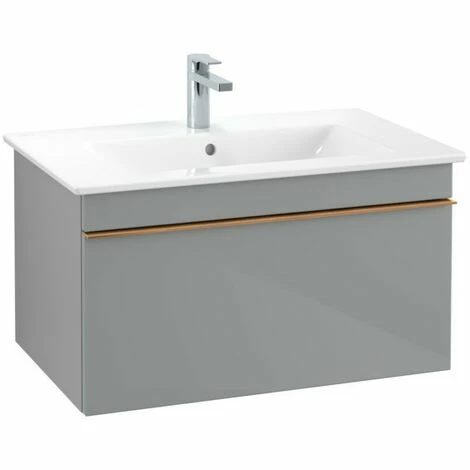 Villeroy & Boch Venticello Waschtischunterschrank Mit 1 Auszug 75,3 Cm Glass Glossy Grey Copper 5 Villeroy & Boch Venticello Waschtischunterschrank Mit 1 Auszug 75,3 Cm Glass Glossy Grey Copper – Bild 3