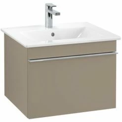 Villeroy & Boch Venticello Waschtischunterschrank Mit 1 Auszug 55,3 Cm Truffle Grey Chrom 4 Villeroy & Boch Venticello Waschtischunterschrank Mit 1 Auszug 55,3 Cm Truffle Grey Chrom -VILLEROY & BOCH shop 71494095 3