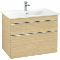 Villeroy & Boch Venticello Waschtischunterschrank XL Mit 2 Auszügen 75,3 Cm Nordic Oak Chrom -VILLEROY & BOCH shop 71494097 3