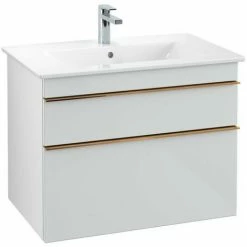 Villeroy & Boch Venticello Waschtischunterschrank XL Mit 2 Auszügen 75,3 Cm Glass Glossy White Copper 4 Villeroy & Boch Venticello Waschtischunterschrank XL Mit 2 Auszügen 75,3 Cm Glass Glossy White Copper -VILLEROY & BOCH shop 71494100 3