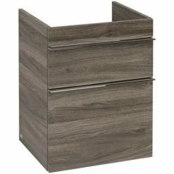Alternative view of Villeroy & Boch Venticello Waschtischunterschrank XL Mit 2 Auszügen 46,6 Cm Stone Oak Chrom