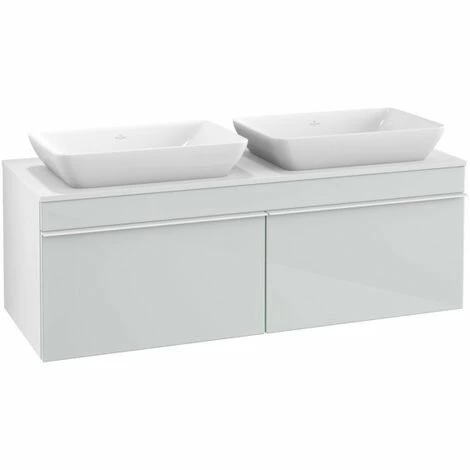 Villeroy & Boch Venticello Waschtischunterschrank 1257mm mit 2 Auszügen für 2 Aufsatzwaschtische Glass Glossy White Weiß Villeroy & Boch Venticello Waschtischunterschrank 1257mm Mit 2 Auszügen Für 2 Aufsatzwaschtische Glass Glossy White Weiß -VILLEROY & BOCH shop 71494108 3