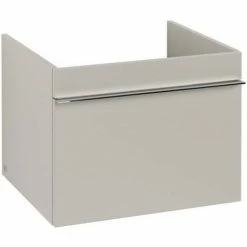 Alternative view of Villeroy & Boch Venticello Waschtischunterschrank Mit 1 Auszug 55,3 Cm Soft Grey Chrom