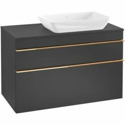 Villeroy & Boch Venticello Waschtischunterschrank XXL 957mm Mit 2 Auszügen Für Aufsatzwaschtisch Mit Black Matt Lacquer Rechts Copper 7 Villeroy & Boch Venticello Waschtischunterschrank XXL 957mm Mit 2 Auszügen Für Aufsatzwaschtisch Mit Black Matt Lacquer Rechts Copper -VILLEROY & BOCH shop 71494173 3