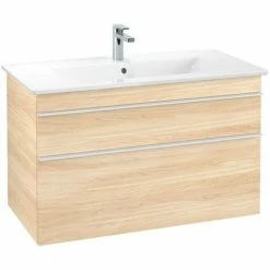 Villeroy & Boch Venticello Waschtischunterschrank XL Mit 2 Auszügen 95,3 Cm Elm Impresso Weiß 7 Villeroy & Boch Venticello Waschtischunterschrank XL Mit 2 Auszügen 95,3 Cm Elm Impresso Weiß -VILLEROY & BOCH shop 71494307 3