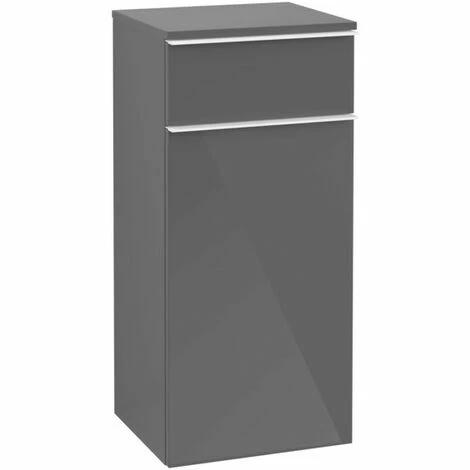 Villeroy & Boch Venticello Seitenschrank mit 1 Tür und 1 Schublade Rechts Glossy Grey Weiß Villeroy & Boch Venticello Seitenschrank Mit 1 Tür Und 1 Schublade Rechts Glossy Grey Weiß -VILLEROY & BOCH shop 71494325 2
