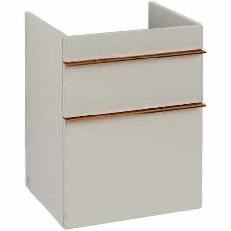 Villeroy & Boch Venticello Waschtischunterschrank XL Mit 2 Auszügen 46,6 Cm Soft Grey Copper 4 Villeroy & Boch Venticello Waschtischunterschrank XL Mit 2 Auszügen 46,6 Cm Soft Grey Copper – Bild 2