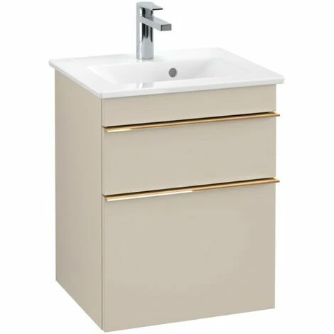 Villeroy & Boch Venticello Waschtischunterschrank XL Mit 2 Auszügen 46,6 Cm Soft Grey Copper 5 Villeroy & Boch Venticello Waschtischunterschrank XL Mit 2 Auszügen 46,6 Cm Soft Grey Copper – Bild 3