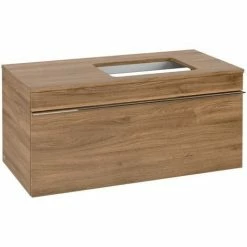 Villeroy & Boch Venticello Waschtischunterschrank 957mm Mit 1 Auszug Für Aufsatzwaschtisch Mit Varia Kansas Oak Rechts Chrom -VILLEROY & BOCH shop 71494377 2