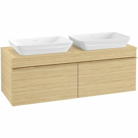 Villeroy & Boch Venticello Waschtischunterschrank 1257mm Mit 2 Auszügen Für 2 Aufsatzwaschtische Nordic Oak Copper 4 Villeroy & Boch Venticello Waschtischunterschrank 1257mm Mit 2 Auszügen Für 2 Aufsatzwaschtische Nordic Oak Copper – Bild 2
