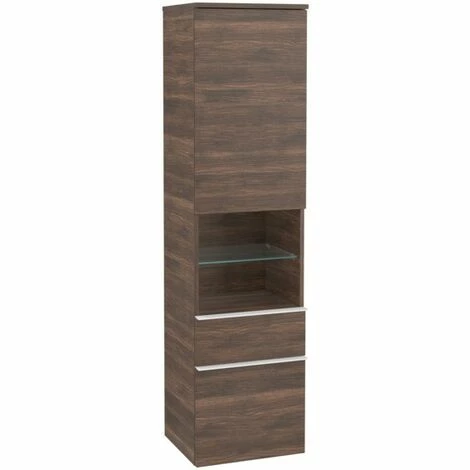 Villeroy & Boch Venticello Hochschrank Mit 1 Tür, 2 Auszügen Und 1 Offenem Fach Mittig Links Arizona Oak Weiß 4 Villeroy & Boch Venticello Hochschrank Mit 1 Tür, 2 Auszügen Und 1 Offenem Fach Mittig Links Arizona Oak Weiß – Bild 2