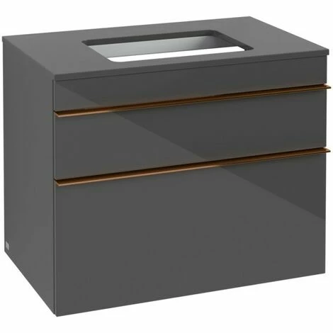 Villeroy & Boch Venticello Waschtischunterschrank XXL mit 2 Auszügen für Aufsatzwaschtisch 75,7 cm Glossy Grey Copper Villeroy & Boch Venticello Waschtischunterschrank XXL Mit 2 Auszügen Für Aufsatzwaschtisch 75,7 Cm Glossy Grey Copper -VILLEROY & BOCH shop 71494388 2
