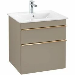 Villeroy & Boch Venticello Waschtischunterschrank XL Mit 2 Auszügen 55,3 Cm Truffle Grey Copper -VILLEROY & BOCH shop 71494502 3