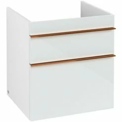 Villeroy & Boch Venticello Waschtischunterschrank XL Mit 2 Auszügen 55,3 Cm Glass Glossy White Copper -VILLEROY & BOCH shop 71494520 2