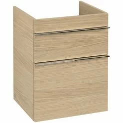 Alternative view of Villeroy & Boch Venticello Waschtischunterschrank XL Mit 2 Auszügen 46,6 Cm Nordic Oak Chrom