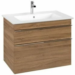 Villeroy & Boch Venticello Waschtischunterschrank XL Mit 2 Auszügen 75,3 Cm Kansas Oak Chrom -VILLEROY & BOCH shop 71494524 3
