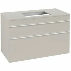 Villeroy & Boch Venticello Waschtischunterschrank XXL Mit 2 Auszügen Für Aufsatzwaschtisch 95,7 Cm Soft Grey Weiß 3 Villeroy & Boch Venticello Waschtischunterschrank XXL Mit 2 Auszügen Für Aufsatzwaschtisch 95,7 Cm Soft Grey Weiß -VILLEROY & BOCH shop 71494530 2