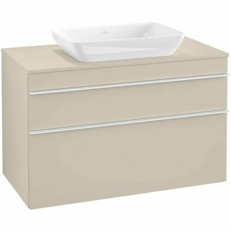 Villeroy & Boch Venticello Waschtischunterschrank XXL mit 2 Auszügen für Aufsatzwaschtisch 95,7 cm Soft Grey Weiß Villeroy & Boch Venticello Waschtischunterschrank XXL Mit 2 Auszügen Für Aufsatzwaschtisch 95,7 Cm Soft Grey Weiß -VILLEROY & BOCH shop 71494530 3