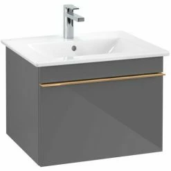 Villeroy & Boch Venticello Waschtischunterschrank Mit 1 Auszug 55,3 Cm Glossy Grey Copper 4 Villeroy & Boch Venticello Waschtischunterschrank Mit 1 Auszug 55,3 Cm Glossy Grey Copper -VILLEROY & BOCH shop 71494533 3