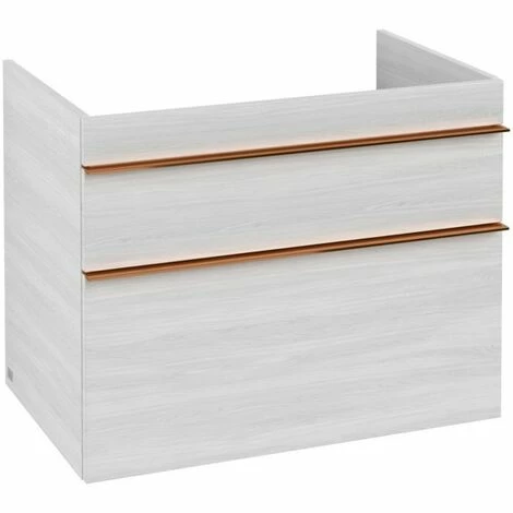 Villeroy & Boch Venticello Waschtischunterschrank XL Mit 2 Auszügen 75,3 Cm White Wood Copper 4 Villeroy & Boch Venticello Waschtischunterschrank XL Mit 2 Auszügen 75,3 Cm White Wood Copper – Bild 2
