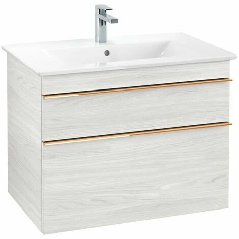 Villeroy & Boch Venticello Waschtischunterschrank XL Mit 2 Auszügen 75,3 Cm White Wood Copper 5 Villeroy & Boch Venticello Waschtischunterschrank XL Mit 2 Auszügen 75,3 Cm White Wood Copper – Bild 3