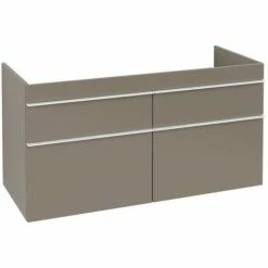 Villeroy & Boch Venticello Waschtischunterschrank XL 1153mm Mit 4 Auszügen Truffle Grey Weiß -VILLEROY & BOCH shop 71494556 2