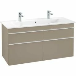 Villeroy & Boch Venticello Waschtischunterschrank XL 1153mm Mit 4 Auszügen Truffle Grey Weiß -VILLEROY & BOCH shop 71494556 3