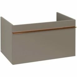 Villeroy & Boch Venticello Waschtischunterschrank Mit 1 Auszug 75,3 Cm Truffle Grey Copper -VILLEROY & BOCH shop 71494558 2
