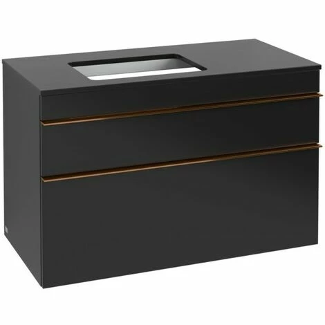 Villeroy & Boch Venticello Waschtischunterschrank XXL 957mm mit 2 Auszügen für Aufsatzwaschtisch mit Black Matt Lacquer Links Copper Villeroy & Boch Venticello Waschtischunterschrank XXL 957mm Mit 2 Auszügen Für Aufsatzwaschtisch Mit Black Matt Lacquer Links Copper -VILLEROY & BOCH shop 71494574 2