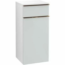 Alternative view of Villeroy & Boch Venticello Seitenschrank Mit 1 Tür Und 1 Schublade Rechts Glass Glossy White Copper