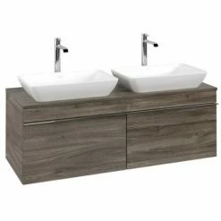 Villeroy & Boch Venticello Waschtischunterschrank 1257mm Mit 2 Auszügen Für 2 Aufsatzwaschtische Stone Oak Chrom 7 Villeroy & Boch Venticello Waschtischunterschrank 1257mm Mit 2 Auszügen Für 2 Aufsatzwaschtische Stone Oak Chrom -VILLEROY & BOCH shop 71494585 3