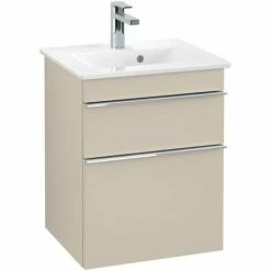Villeroy & Boch Venticello Waschtischunterschrank XL Mit 2 Auszügen 46,6 Cm Soft Grey Chrom -VILLEROY & BOCH shop 71494725 3