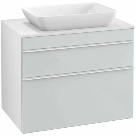 Villeroy & Boch Venticello Waschtischunterschrank XXL Mit 2 Auszügen Für Aufsatzwaschtisch 75,7 Cm Glass Glossy White Weiß 5 Villeroy & Boch Venticello Waschtischunterschrank XXL Mit 2 Auszügen Für Aufsatzwaschtisch 75,7 Cm Glass Glossy White Weiß – Bild 3