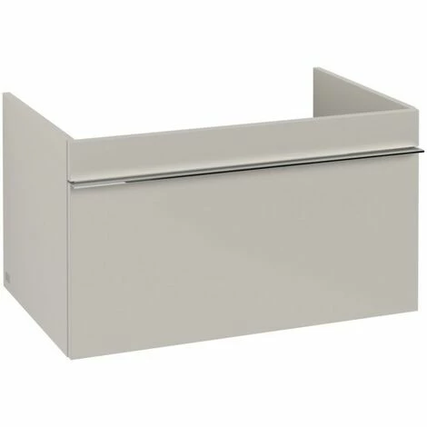 Villeroy & Boch Venticello Waschtischunterschrank Mit 1 Auszug 75,3 Cm Soft Grey Chrom 4 Villeroy & Boch Venticello Waschtischunterschrank Mit 1 Auszug 75,3 Cm Soft Grey Chrom – Bild 2