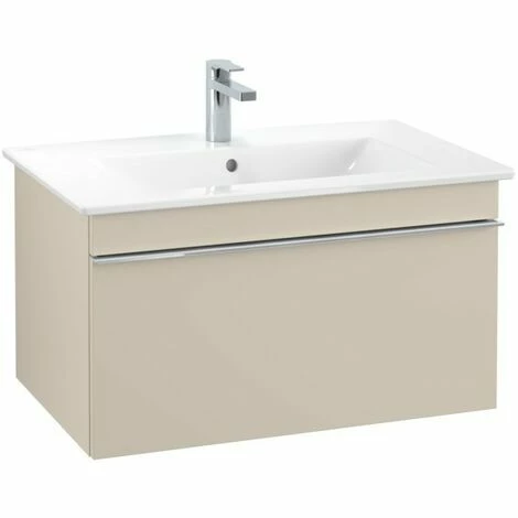 Villeroy & Boch Venticello Waschtischunterschrank Mit 1 Auszug 75,3 Cm Soft Grey Chrom 5 Villeroy & Boch Venticello Waschtischunterschrank Mit 1 Auszug 75,3 Cm Soft Grey Chrom – Bild 3
