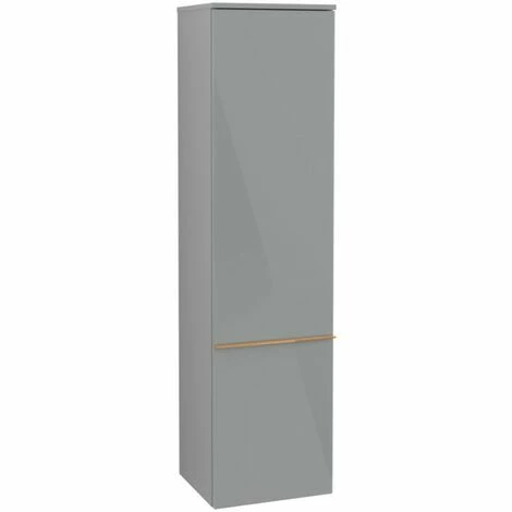 Villeroy & Boch Venticello Hochschrank Mit 1 Tür Links Glass Glossy Grey Copper 4 Villeroy & Boch Venticello Hochschrank Mit 1 Tür Links Glass Glossy Grey Copper – Bild 2
