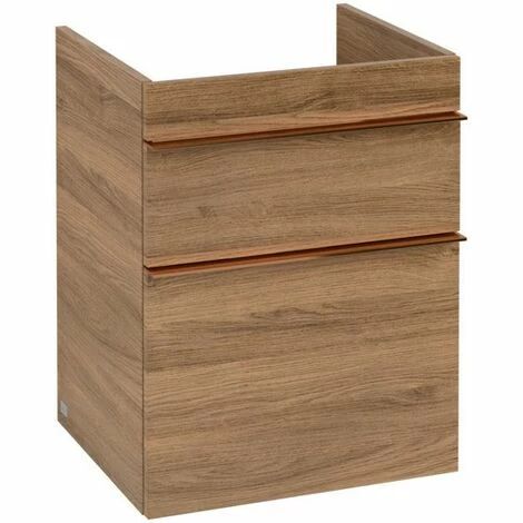 Villeroy & Boch Venticello Waschtischunterschrank XL Mit 2 Auszügen 46,6 Cm Kansas Oak Copper 4 Villeroy & Boch Venticello Waschtischunterschrank XL Mit 2 Auszügen 46,6 Cm Kansas Oak Copper – Bild 2