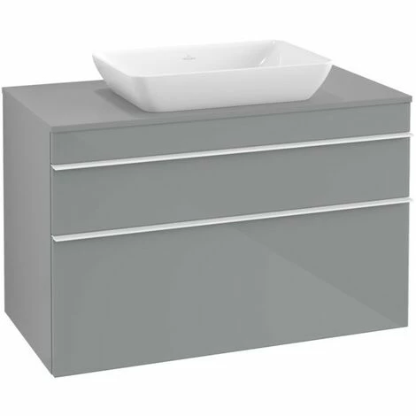Villeroy & Boch Venticello Waschtischunterschrank XXL mit 2 Auszügen für Aufsatzwaschtisch 95,7 cm Glass Glossy Grey Weiß Villeroy & Boch Venticello Waschtischunterschrank XXL Mit 2 Auszügen Für Aufsatzwaschtisch 95,7 Cm Glass Glossy Grey Weiß -VILLEROY & BOCH shop 71494781 3