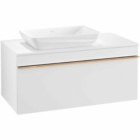 Villeroy & Boch Venticello Waschtischunterschrank 957mm mit 1 Auszug für Aufsatzwaschtisch mit varia White Matt Links Copper Villeroy & Boch Venticello Waschtischunterschrank 957mm Mit 1 Auszug Für Aufsatzwaschtisch Mit Varia White Matt Links Copper -VILLEROY & BOCH shop 71494798 2