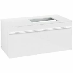 Alternative view of Villeroy & Boch Venticello Waschtischunterschrank 957mm Mit 1 Auszug Für Aufsatzwaschtisch Mit Varia Glossy White Rechts Weiß