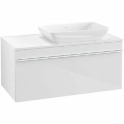 Villeroy & Boch Venticello Waschtischunterschrank 957mm Mit 1 Auszug Für Aufsatzwaschtisch Mit Varia Glossy White Rechts Weiß -VILLEROY & BOCH shop 71494799 3