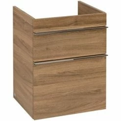 Alternative view of Villeroy & Boch Venticello Waschtischunterschrank XL Mit 2 Auszügen 46,6 Cm Kansas Oak Chrom