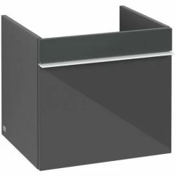 Villeroy & Boch Venticello Waschtischunterschrank Mit 1 Auszug 46,6 Cm Glass Glossy Grey Weiß -VILLEROY & BOCH shop 71494816 2