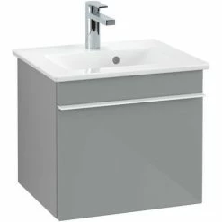 Villeroy & Boch Venticello Waschtischunterschrank Mit 1 Auszug 46,6 Cm Glass Glossy Grey Weiß -VILLEROY & BOCH shop 71494816 3