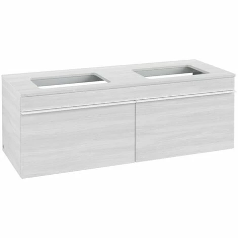 Villeroy & Boch Venticello Waschtischunterschrank 1257mm Mit 2 Auszügen Für 2 Aufsatzwaschtische White Wood Weiß 4 Villeroy & Boch Venticello Waschtischunterschrank 1257mm Mit 2 Auszügen Für 2 Aufsatzwaschtische White Wood Weiß – Bild 2
