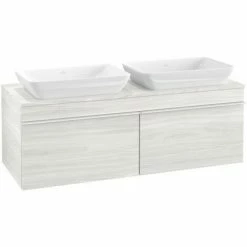 Villeroy & Boch Venticello Waschtischunterschrank 1257mm Mit 2 Auszügen Für 2 Aufsatzwaschtische White Wood Weiß 7 Villeroy & Boch Venticello Waschtischunterschrank 1257mm Mit 2 Auszügen Für 2 Aufsatzwaschtische White Wood Weiß -VILLEROY & BOCH shop 71494826 3