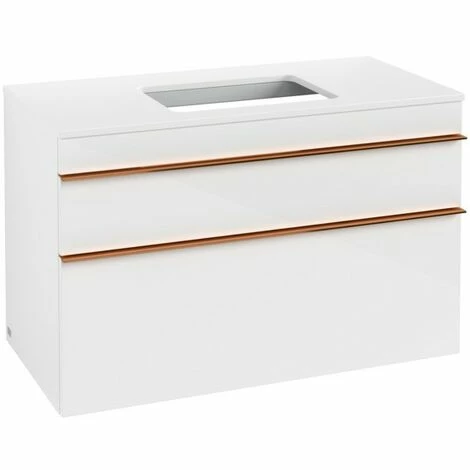 Villeroy & Boch Venticello Waschtischunterschrank XXL mit 2 Auszügen für Aufsatzwaschtisch 95,7 cm Glossy White Copper Villeroy & Boch Venticello Waschtischunterschrank XXL Mit 2 Auszügen Für Aufsatzwaschtisch 95,7 Cm Glossy White Copper -VILLEROY & BOCH shop 71494830 2