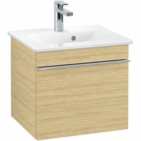 Villeroy & Boch Venticello Waschtischunterschrank Mit 1 Auszug 46,6 Cm Nordic Oak Chrom 5 Villeroy & Boch Venticello Waschtischunterschrank Mit 1 Auszug 46,6 Cm Nordic Oak Chrom – Bild 3