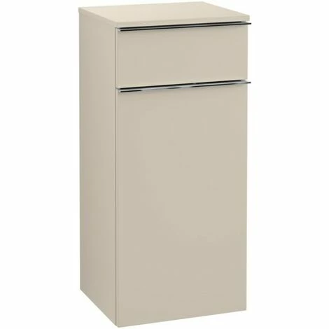 Villeroy & Boch Venticello Seitenschrank mit 1 Tür und 1 Schublade Links Soft Grey Chrom Villeroy & Boch Venticello Seitenschrank Mit 1 Tür Und 1 Schublade Links Soft Grey Chrom -VILLEROY & BOCH shop 71494835 2
